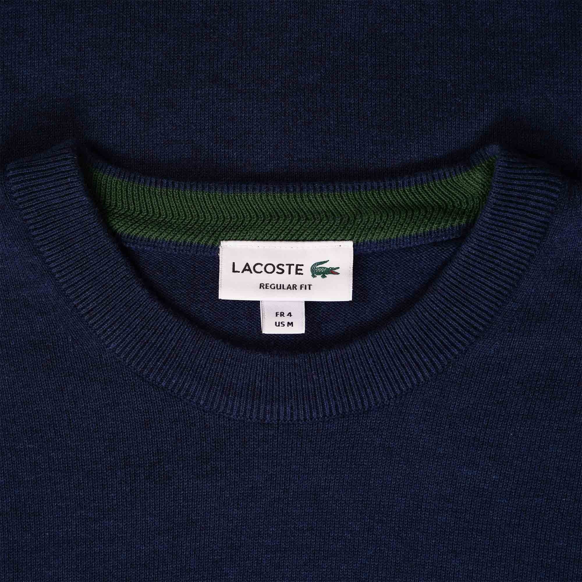 Organic Cotton Crew Neck Jumper - Marine