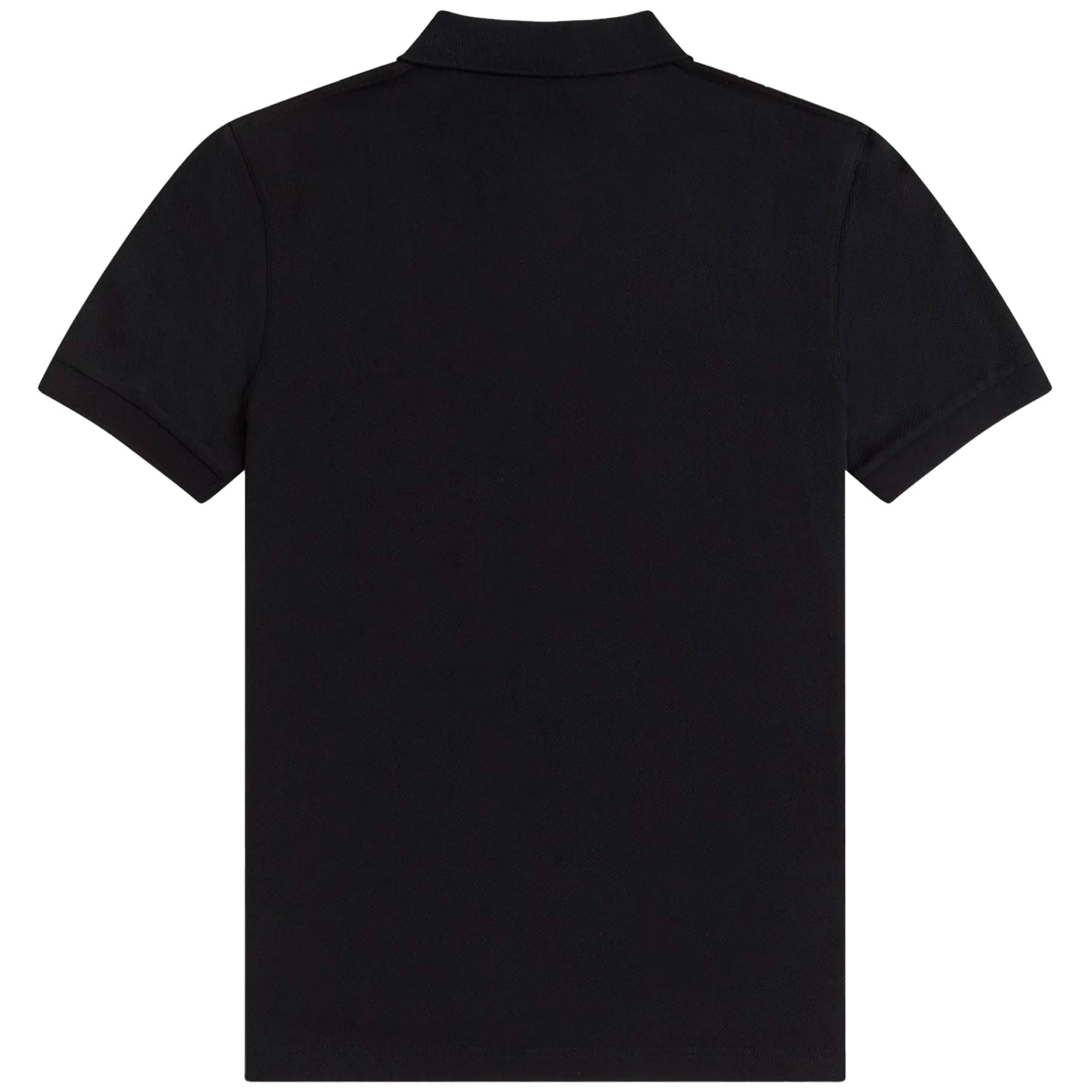 Fred Perry M3 Textured Stripe Polo Shirt - Black