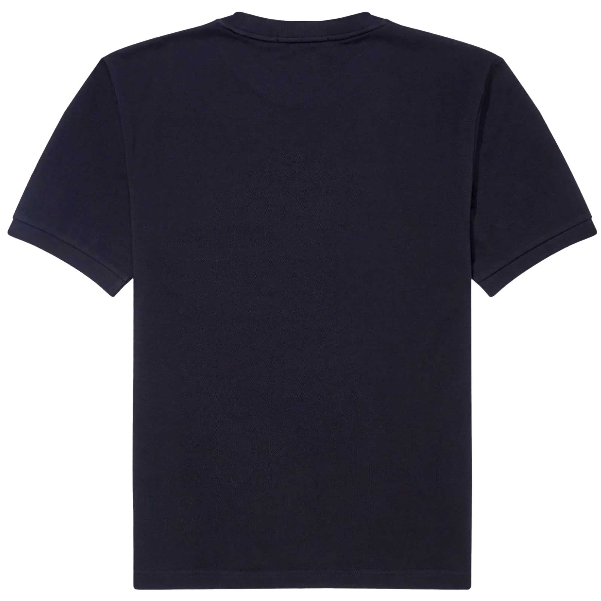 Fred Perry Pocket Detail Piqu T-Shirt - Navy
