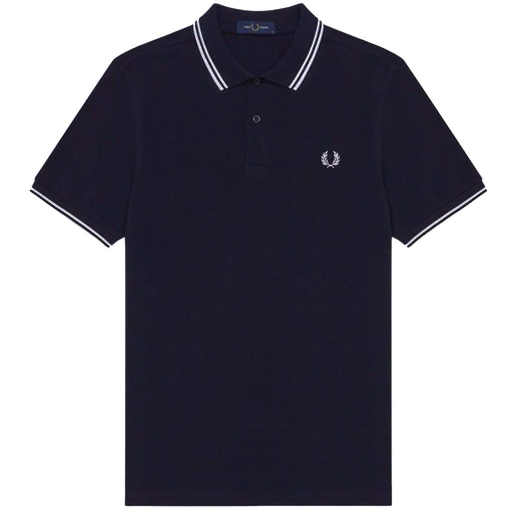 M3600 Twin Tipped Polo Shirt - Navy/White