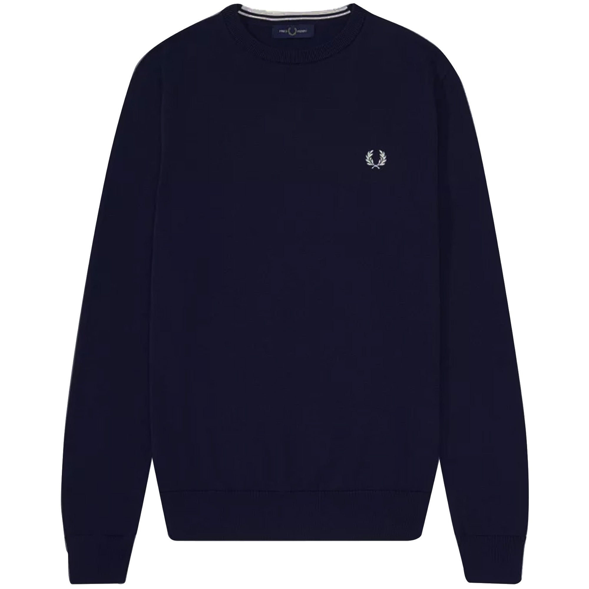 Fred Perry Classic Crew Neck Jumper - Navy