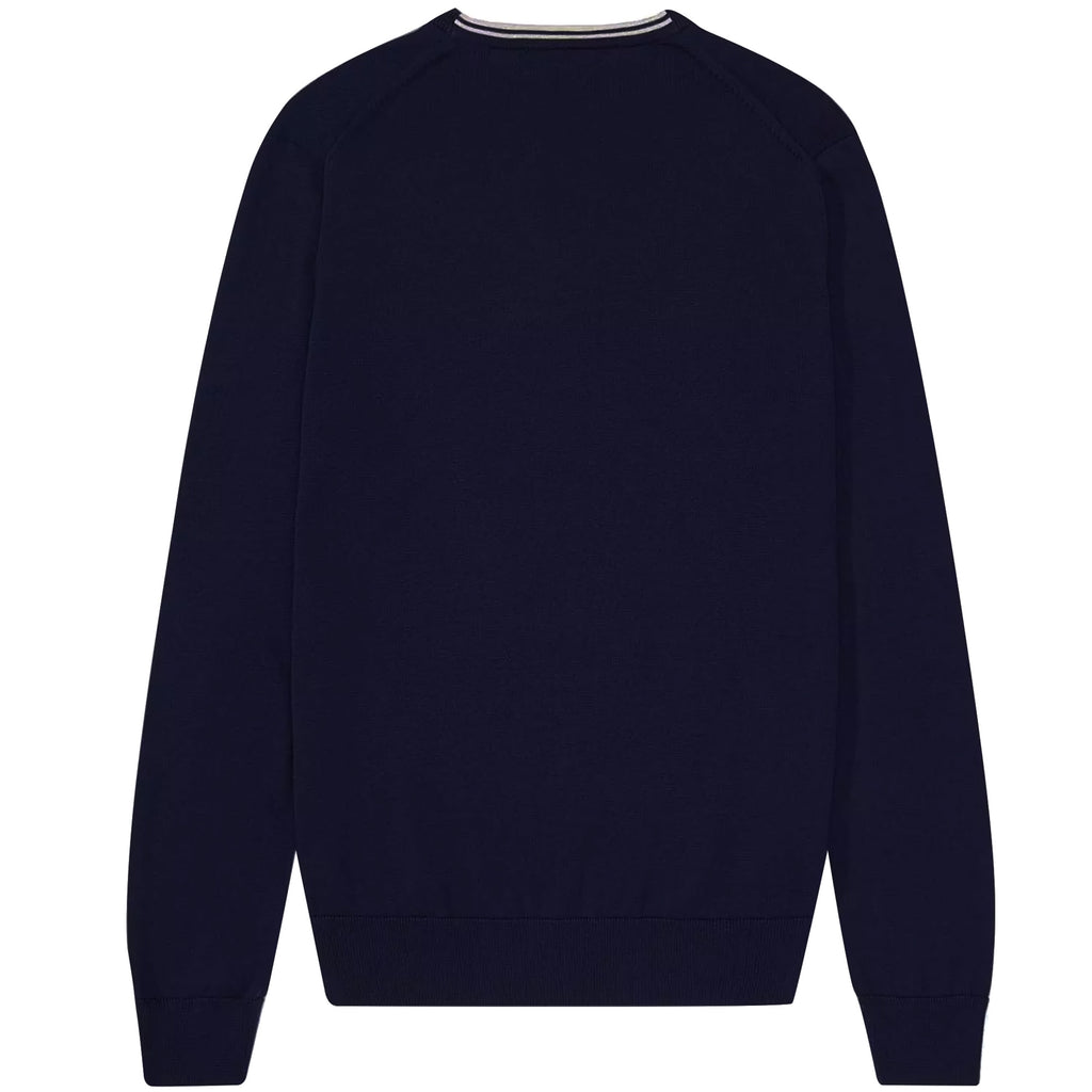 Fred Perry Classic Crew Neck Jumper - Navy