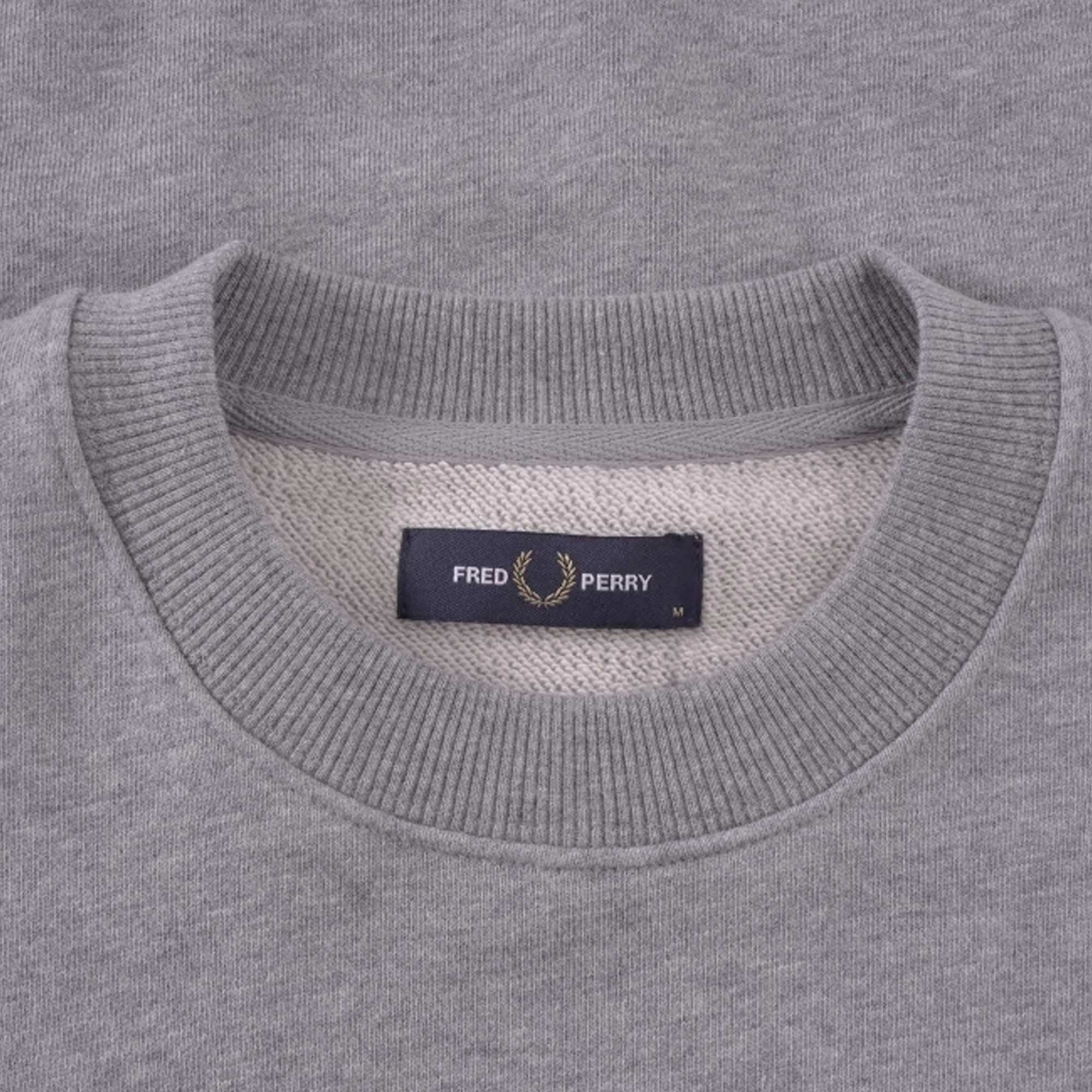 Fred Perry Crew Neck Sweatshirt - Steel Marl