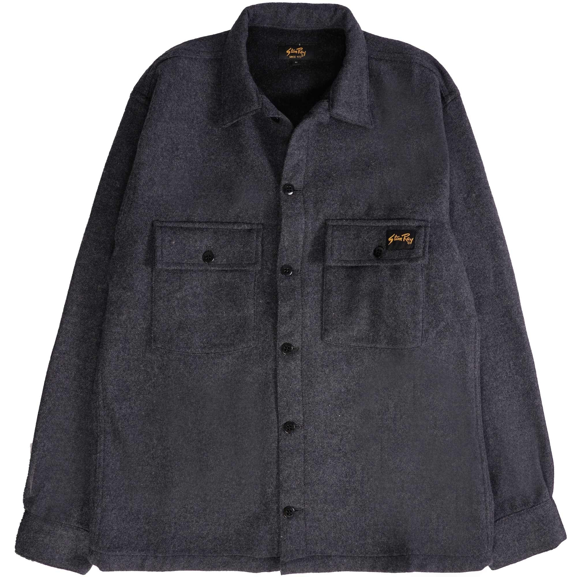 Stan Ray CPO Shirt - Mid Grey Wool