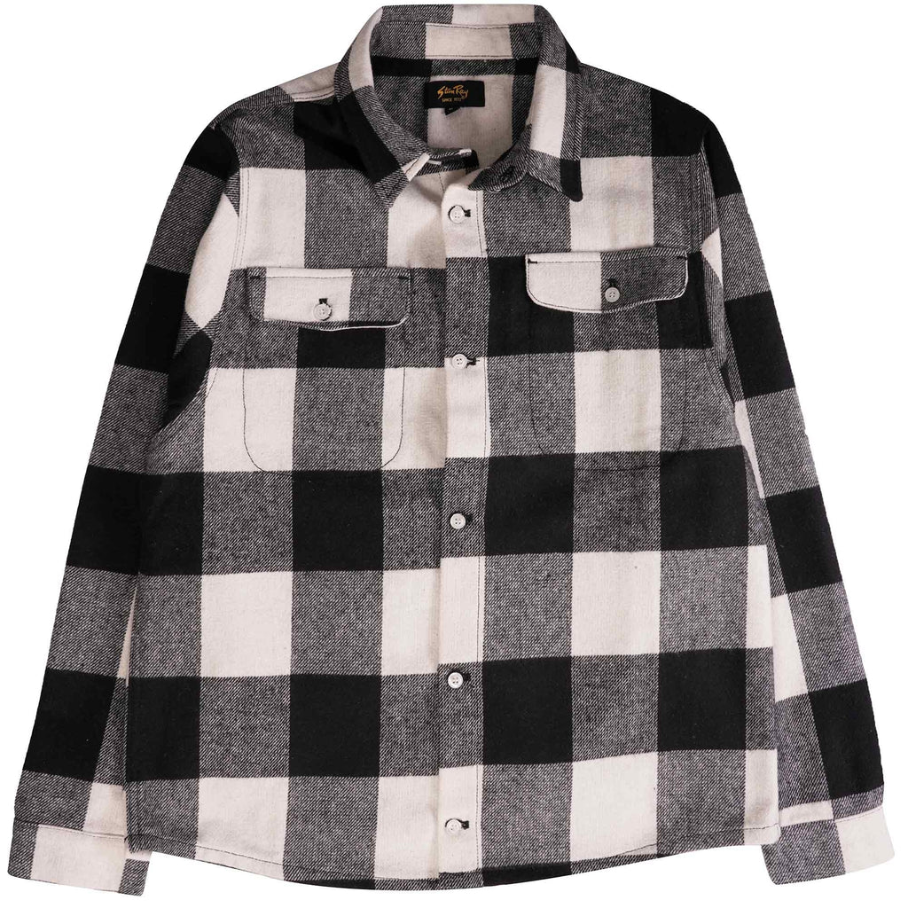 Stan Ray Work Shirt - Black/Natural Buffalo Check