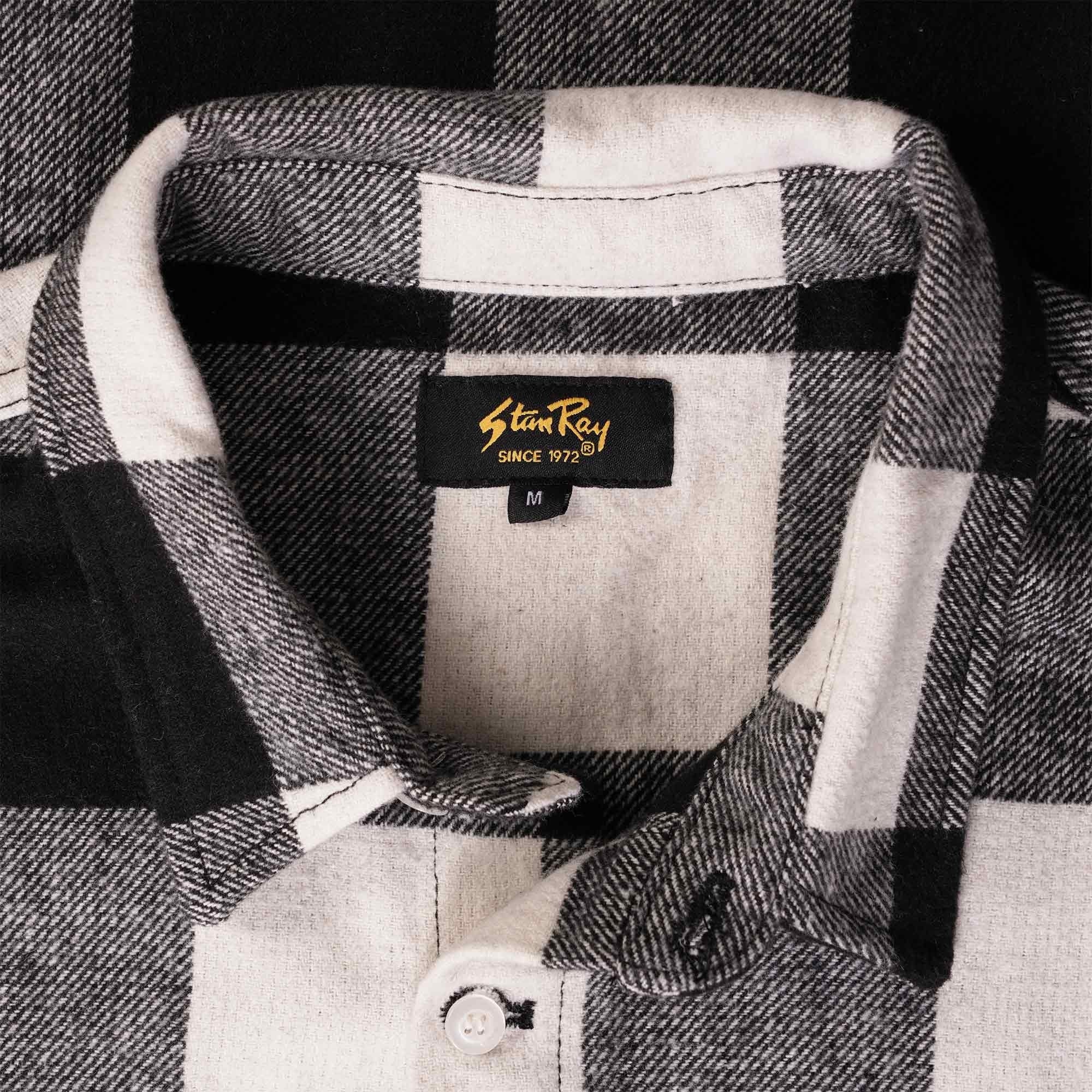 Stan Ray Work Shirt - Black/Natural Buffalo Check