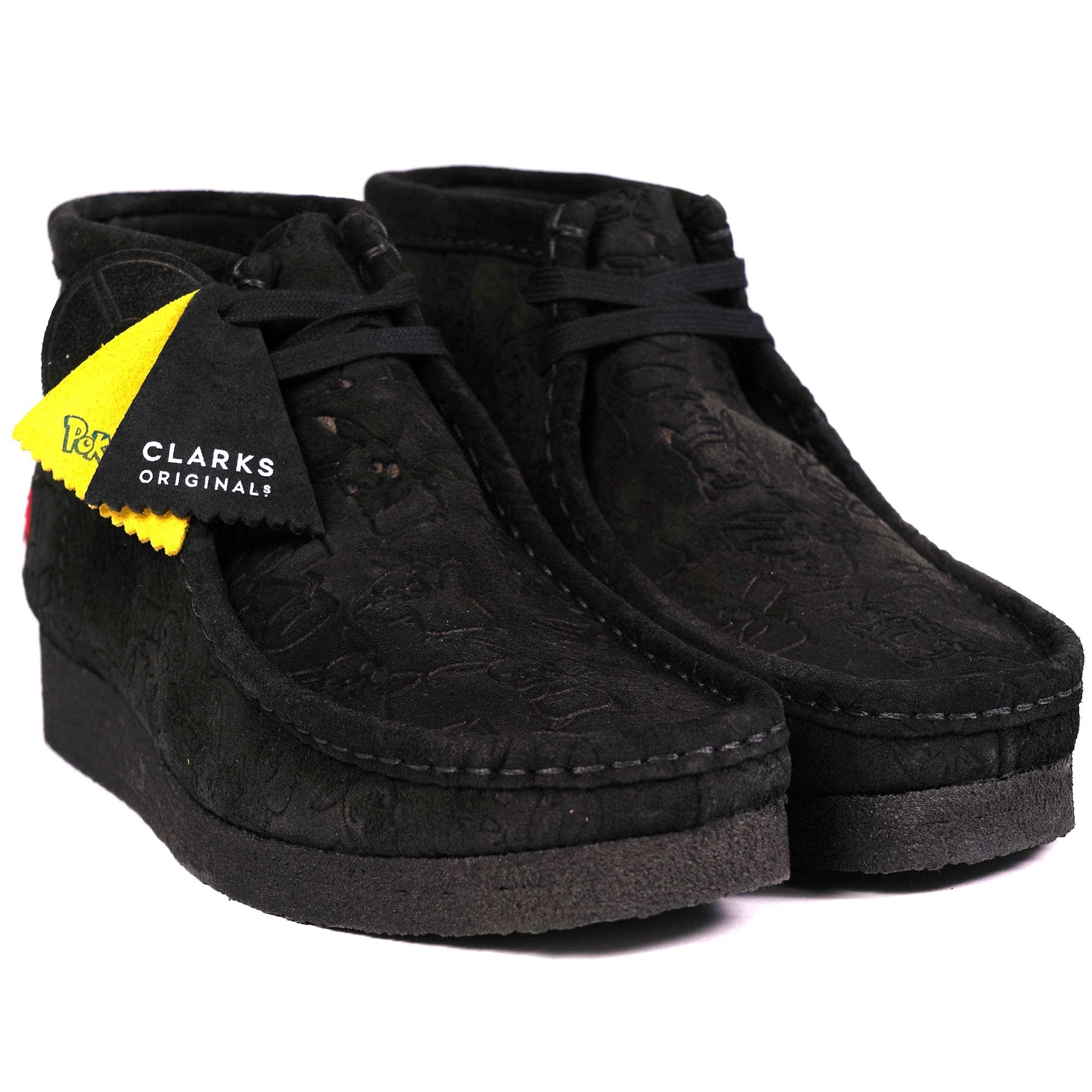 Clarks Originals x PokŽmon Wallabee Boot - Black – Stuarts London
