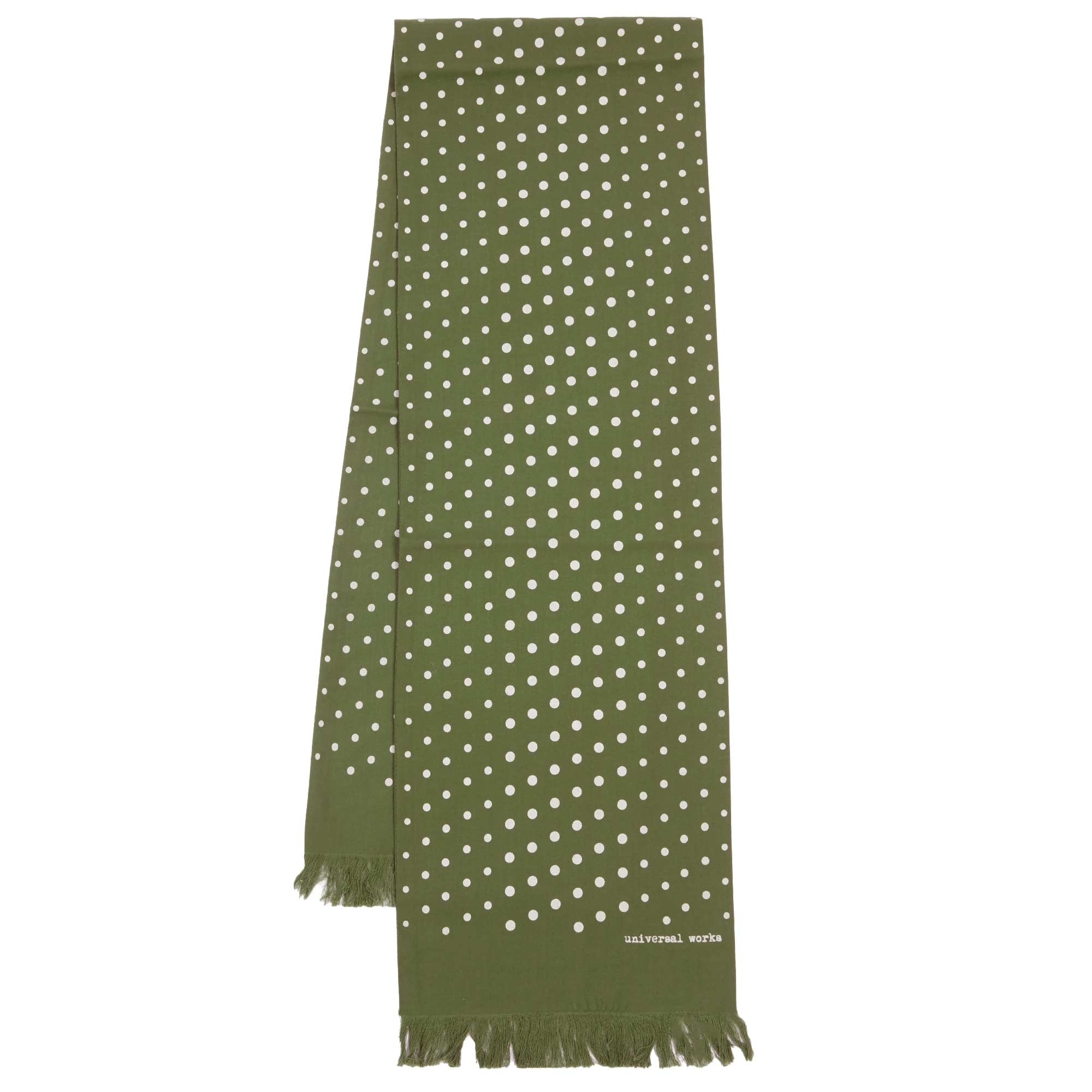 Universal Works Short Scarf - Olive
