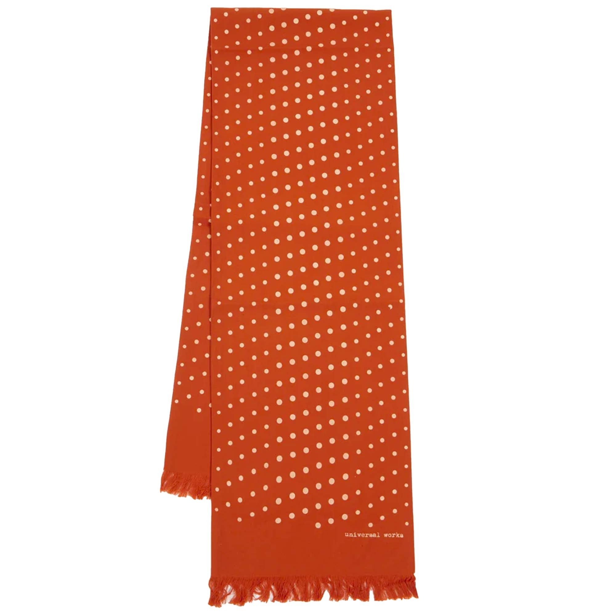 Universal Works Short Scarf - Orange