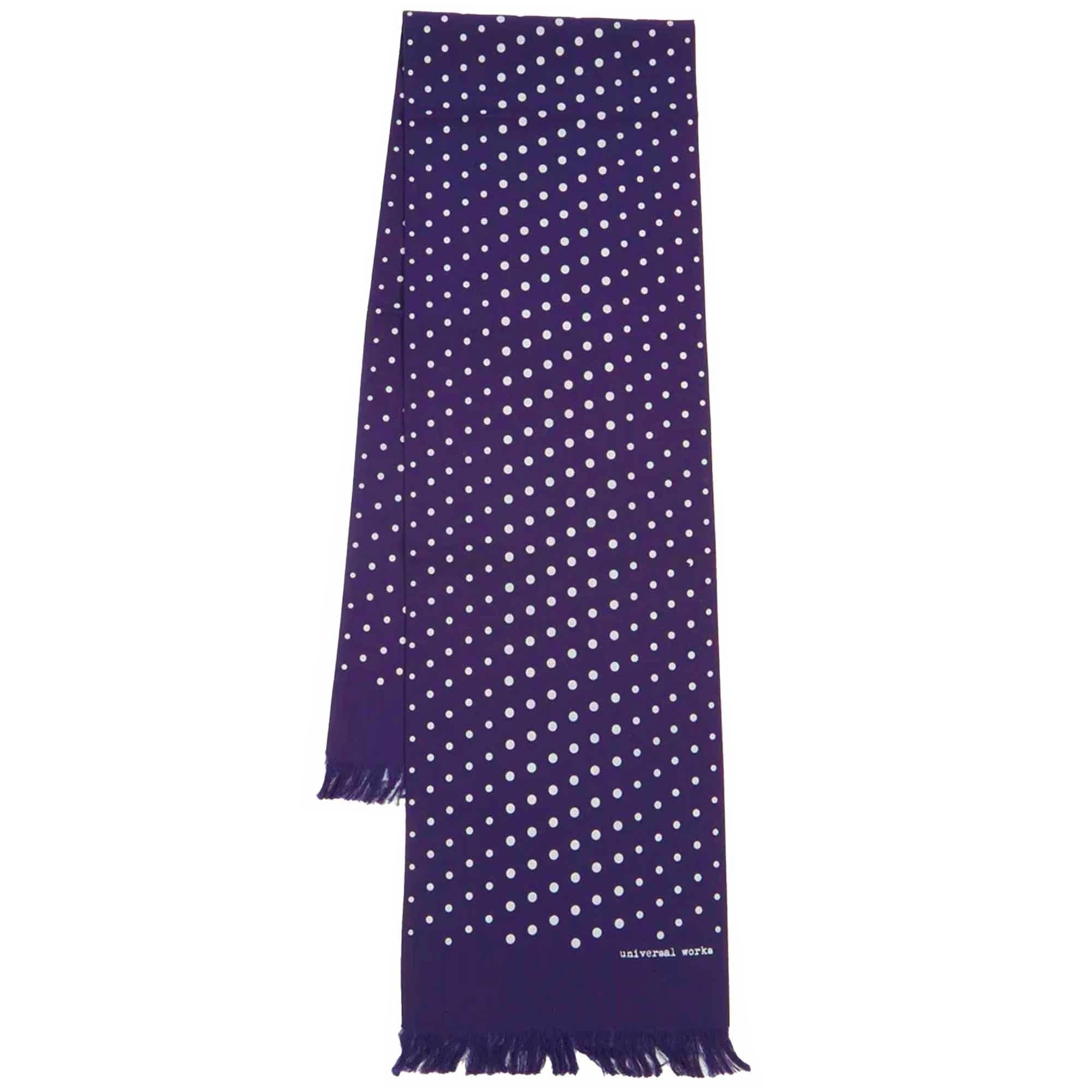 Universal Works Short Scarf - Navy