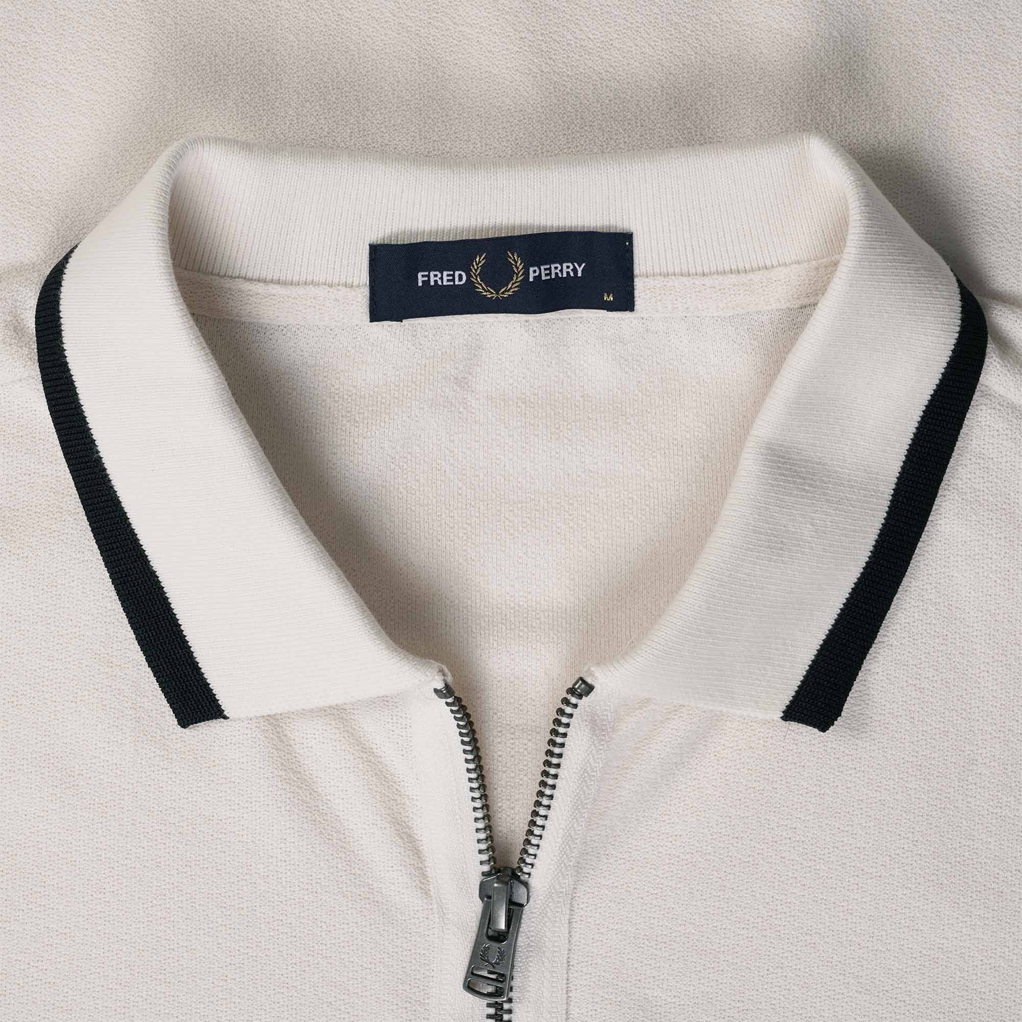 M4 Half Zip Polo Shirt - Ecru