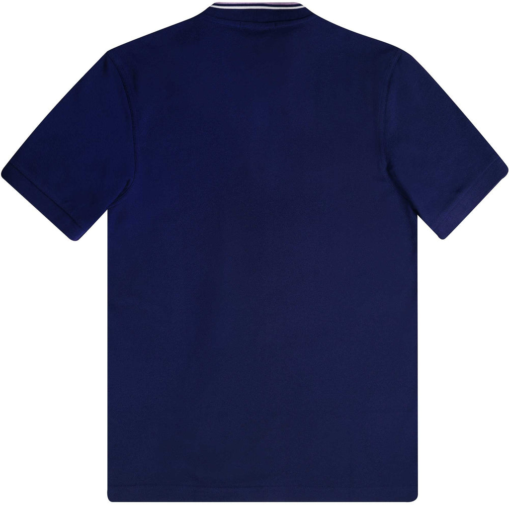 Fred Perry M4 Bomber Collar Polo Shirt - French Navy