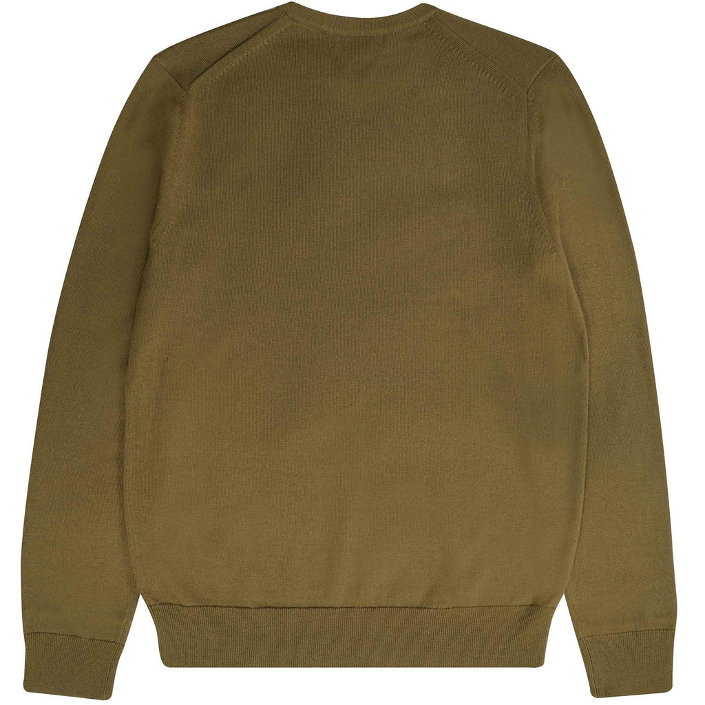 Fred Perry Classic Crew Neck Jumper - Shaded Stone
