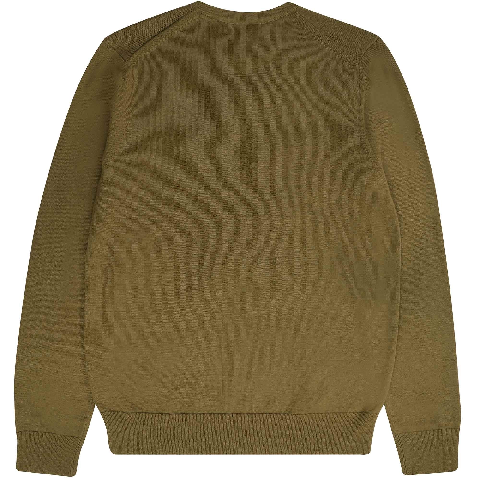 Fred Perry Classic Crew Neck Jumper - Shaded Stone