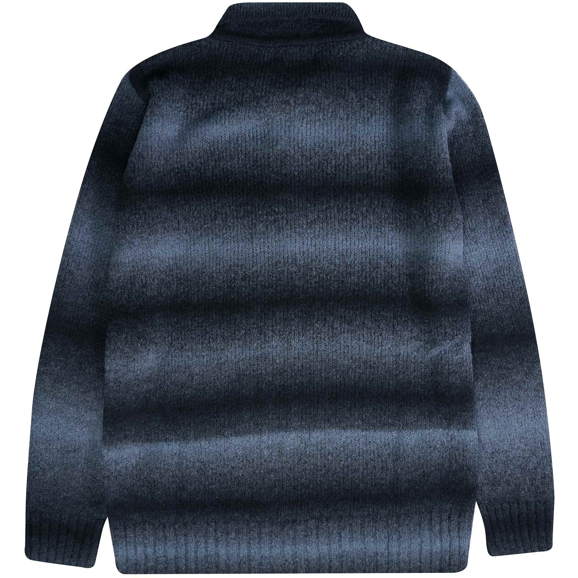Far Afield Kier Long Sleeve Polo - Slate Navy