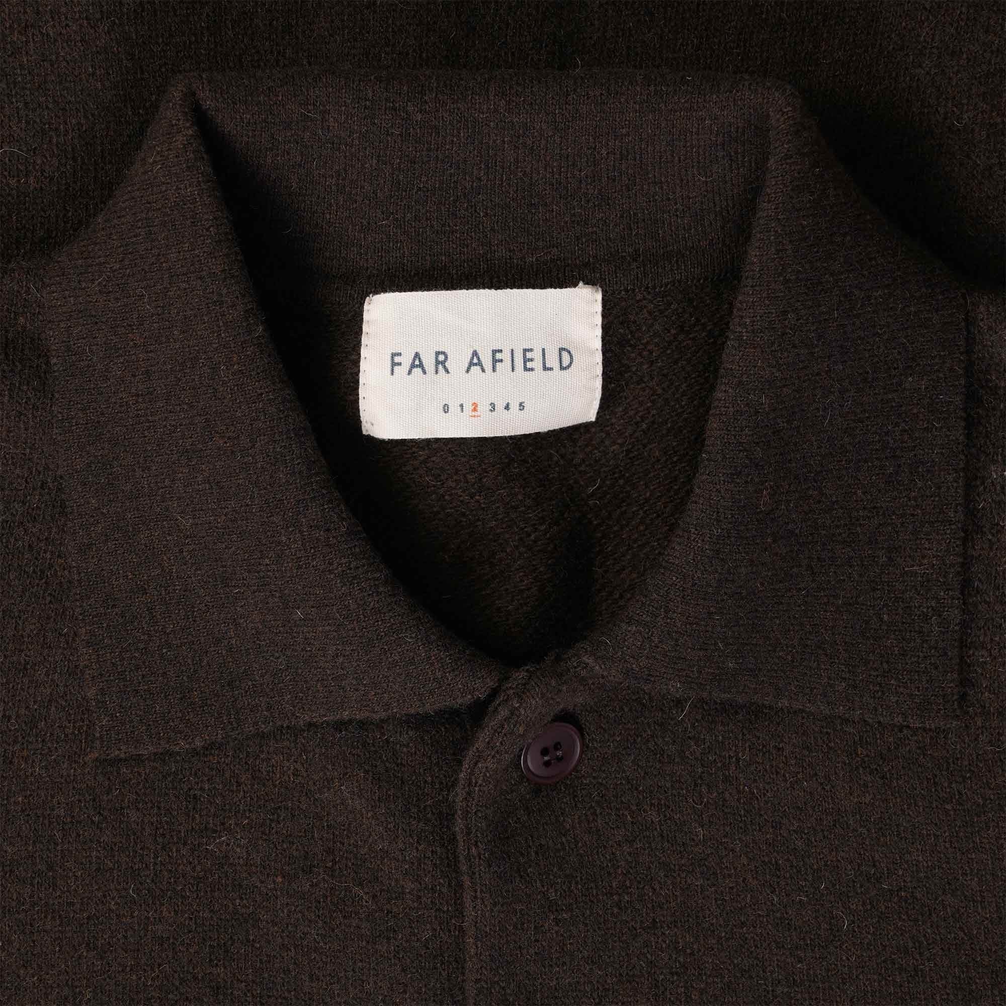Far Afield Kiyo Cardigan - Slate Brown