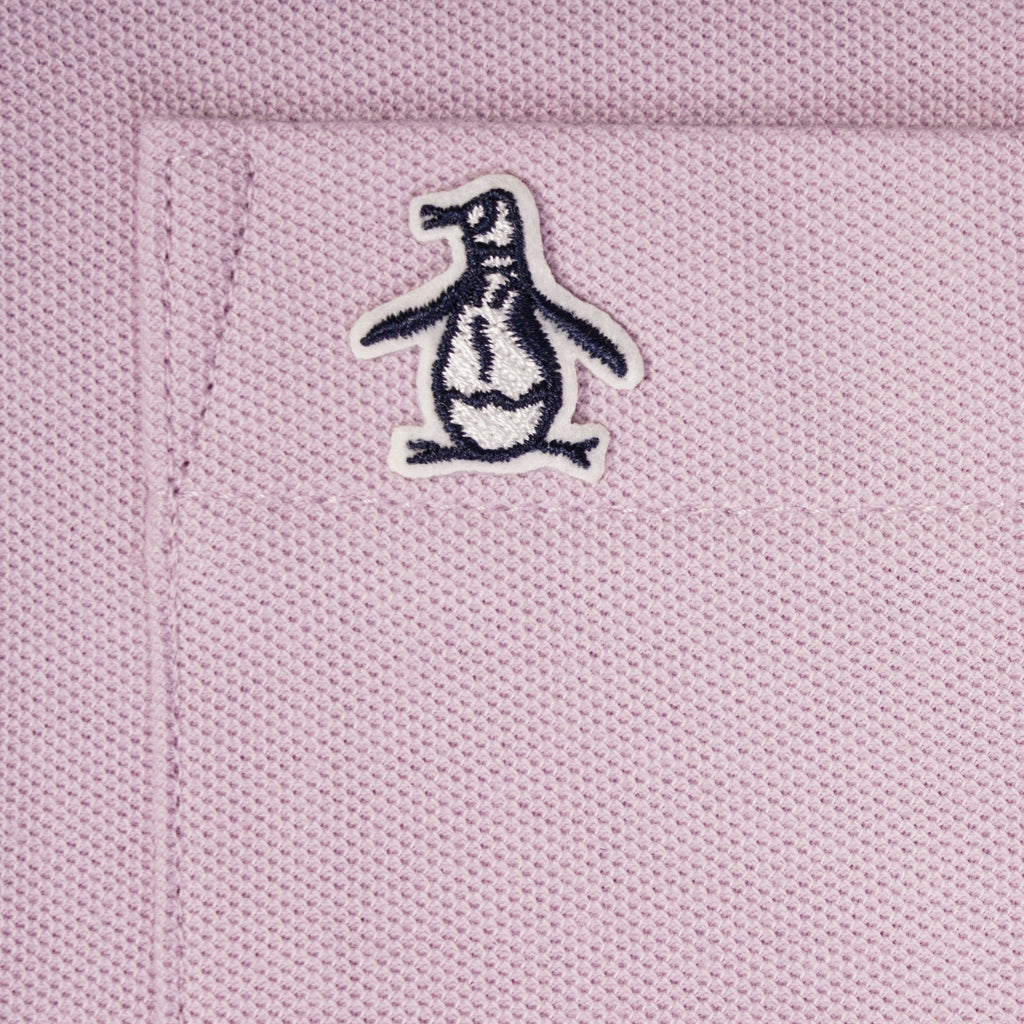 Original Penguin Earl Organic Cotton Polo Shirt - Lavender Frost