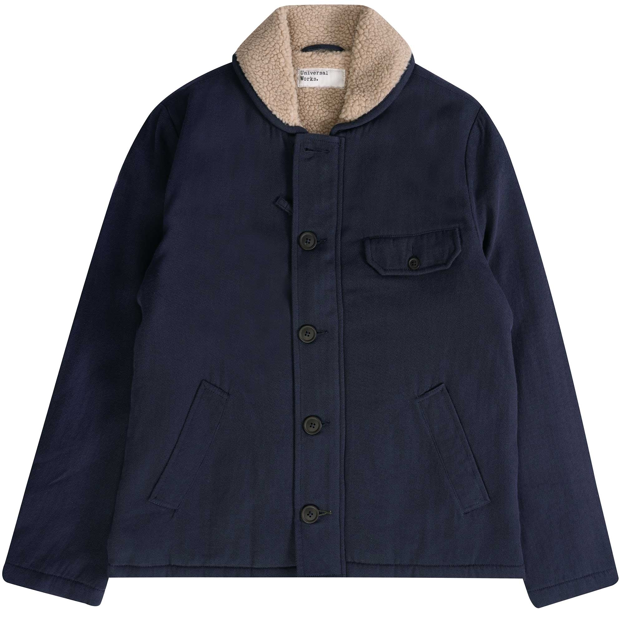 Universal Works Vintage Heavy Twill N1 Jacket - Navy