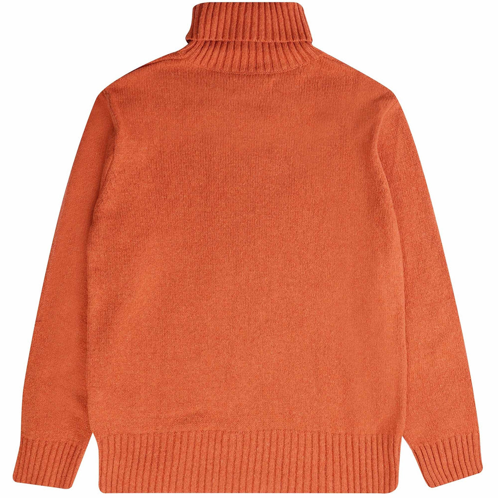 Universal Works Roll Neck Jumper - Orange