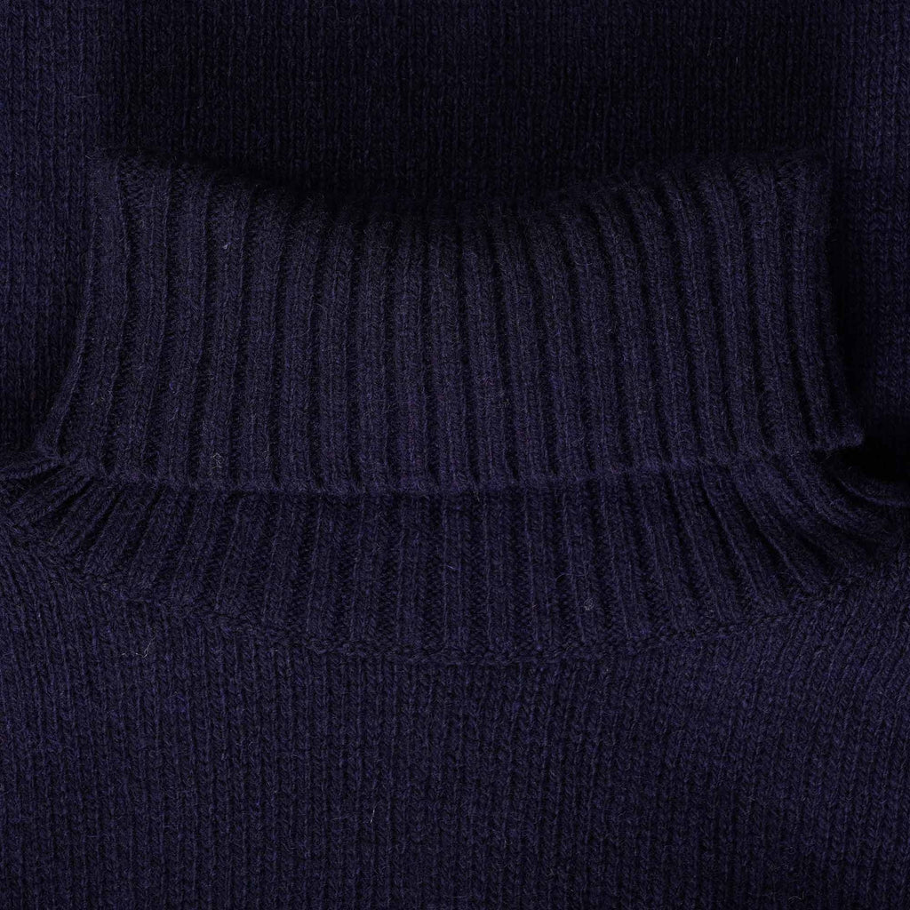 Universal Works Roll Neck Jumper - Navy