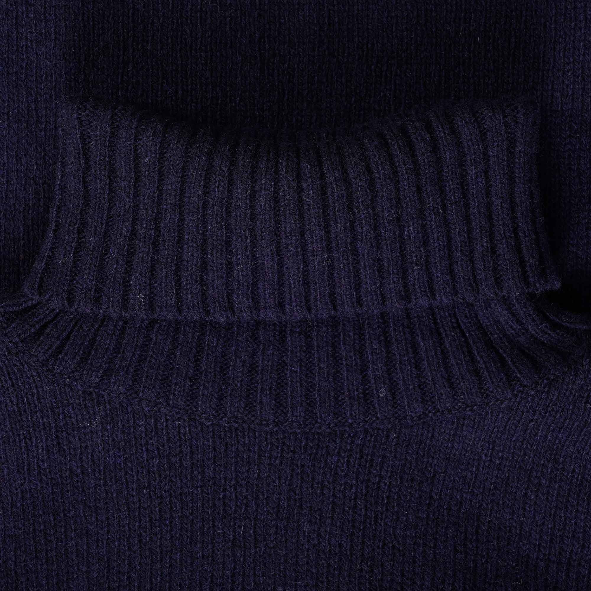 Universal Works Roll Neck Jumper - Navy