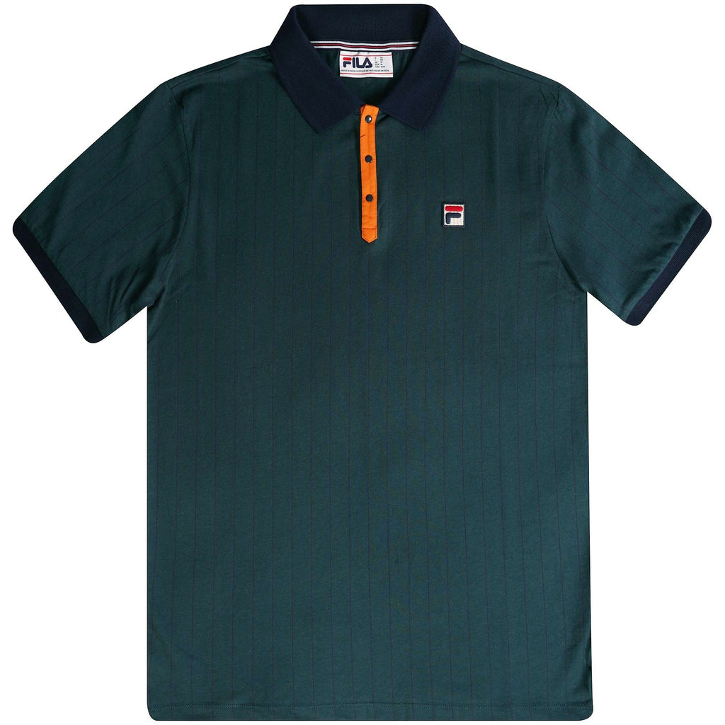 Fila Vintage BB1 Polo Shirt - Dark Teal