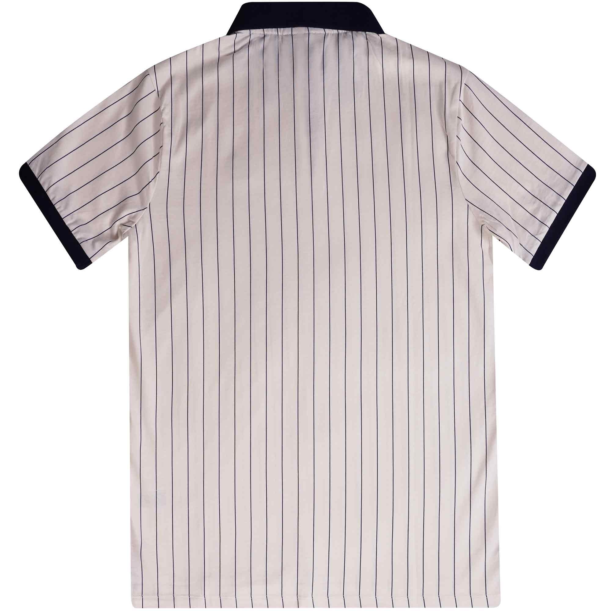 Fila Vintage BB1 Striped Polo Shirt - Egret