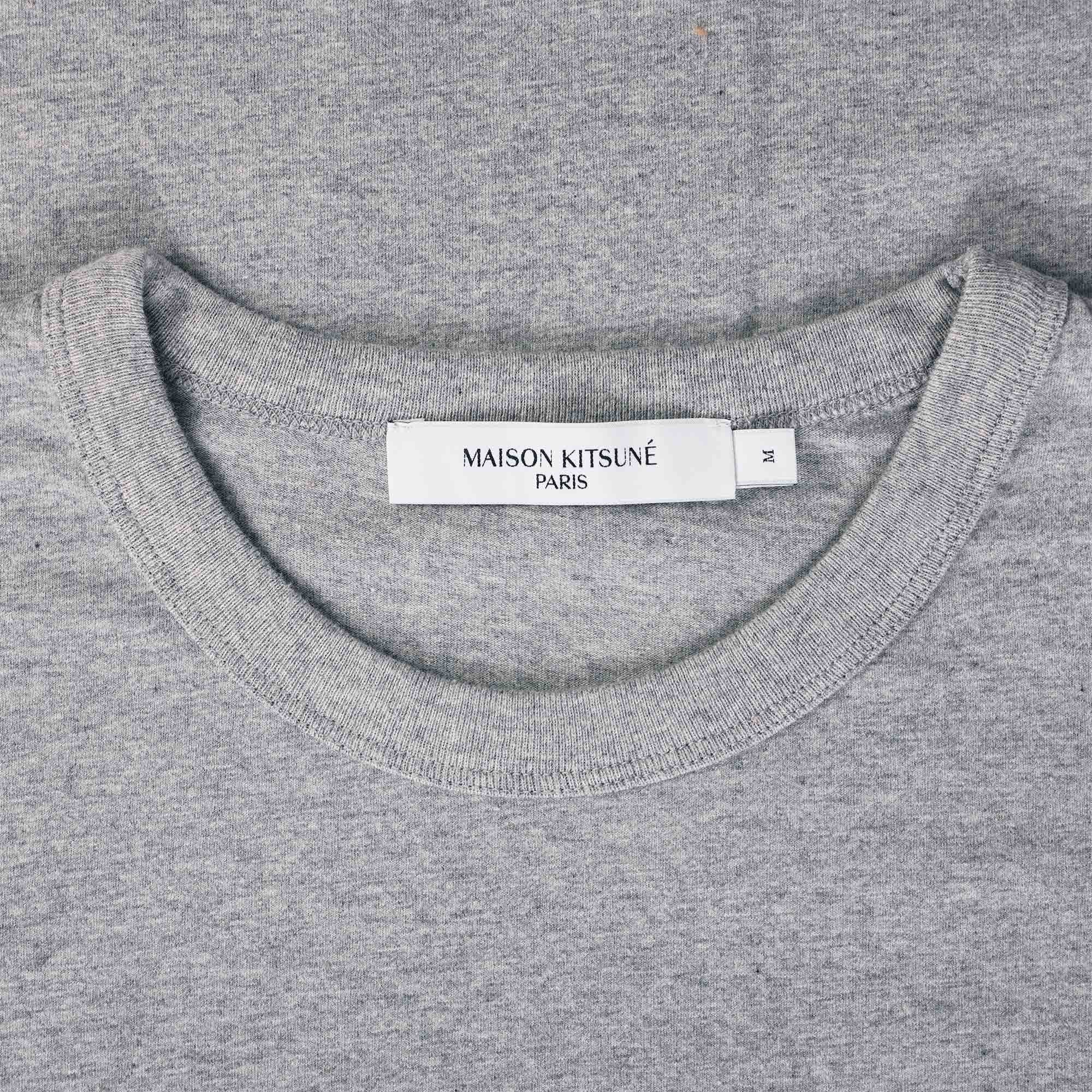 Baby Fox Patch Pocket T-Shirt - Grey