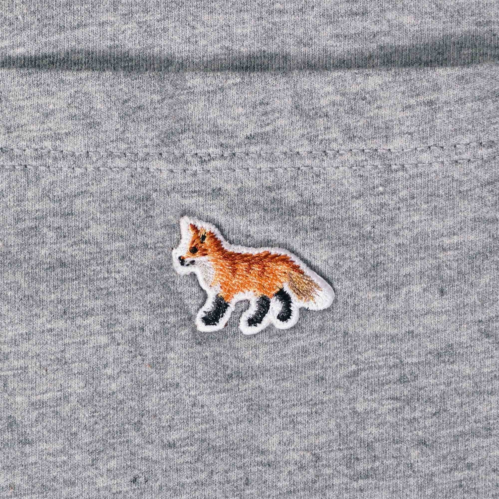 Baby Fox Patch Pocket T-Shirt - Grey