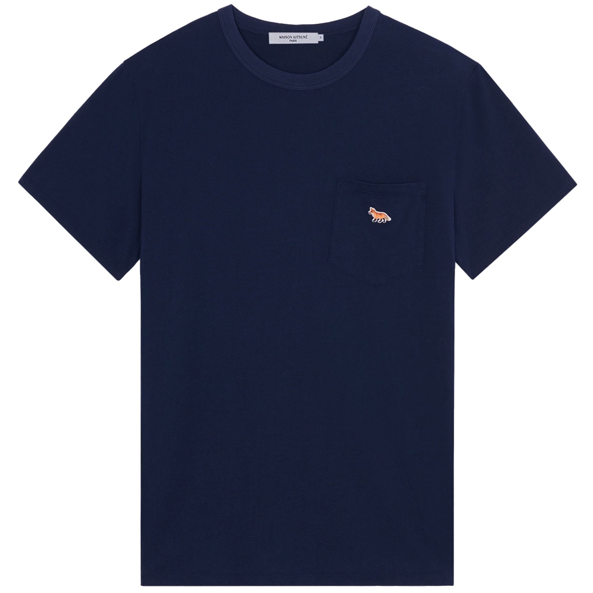 Maison Kitsune Baby Fox Patch Pocket T-Shirt - Navy
