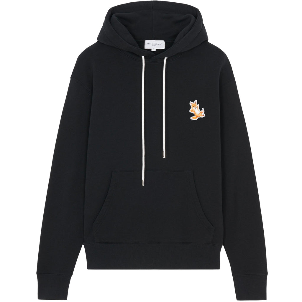 Maison Kitsune Chillax Fox Patch Classic Hoodie - Black