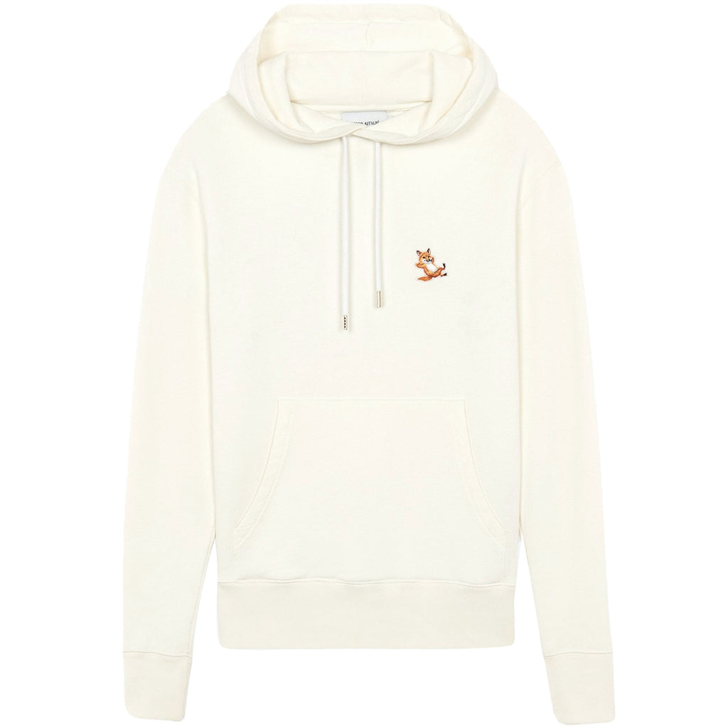 Maison Kitsune Chillax Fox Patch Classic Hoodie - Ecru