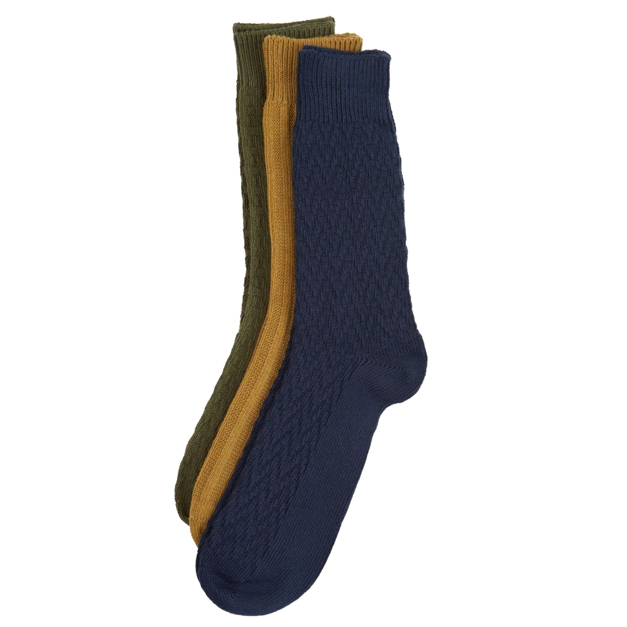 Barbour Cheswick Sock Gift Set - Olive Night