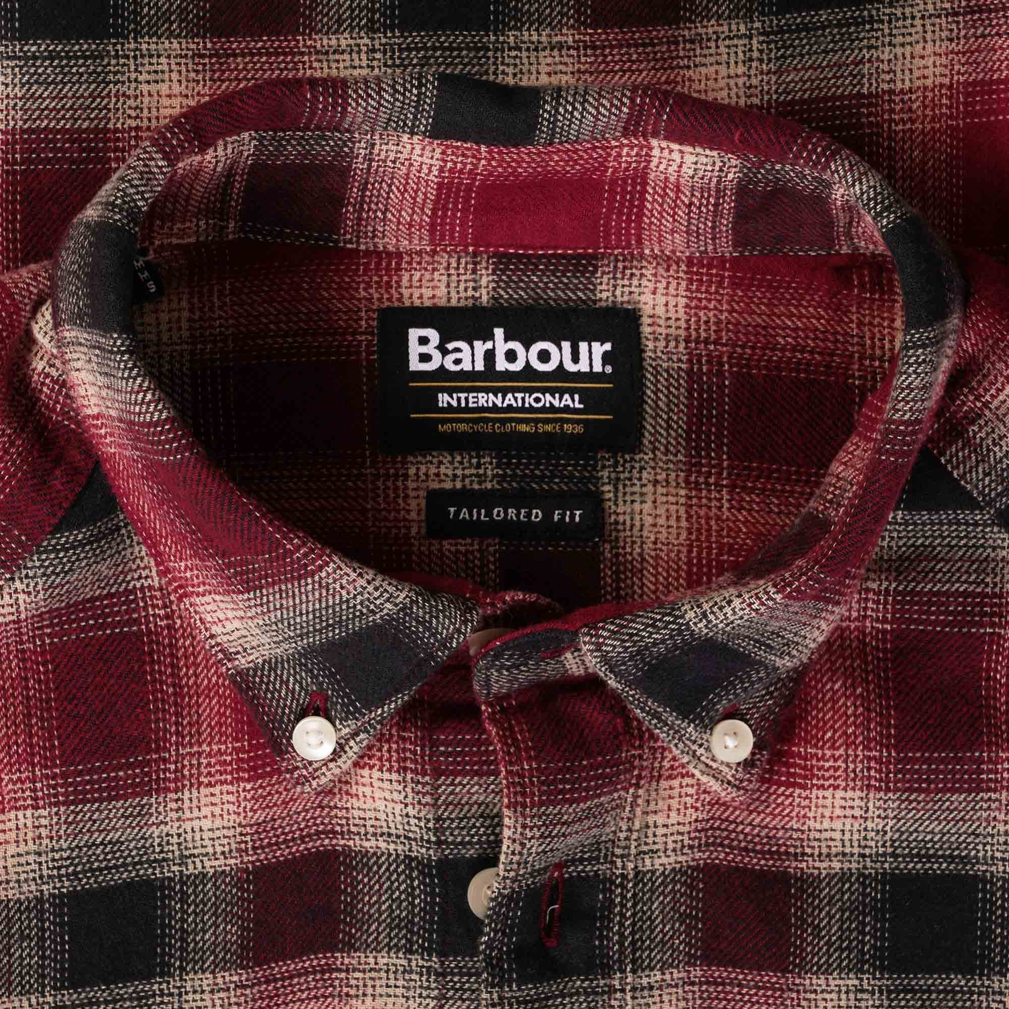 Barbour International Parrish Check Shirt - Carmine
