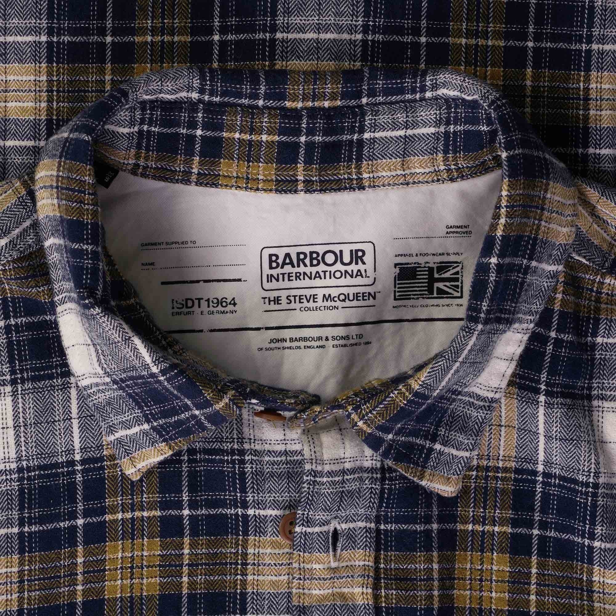 Barbour International Holman Check Shirt - Cinnamon