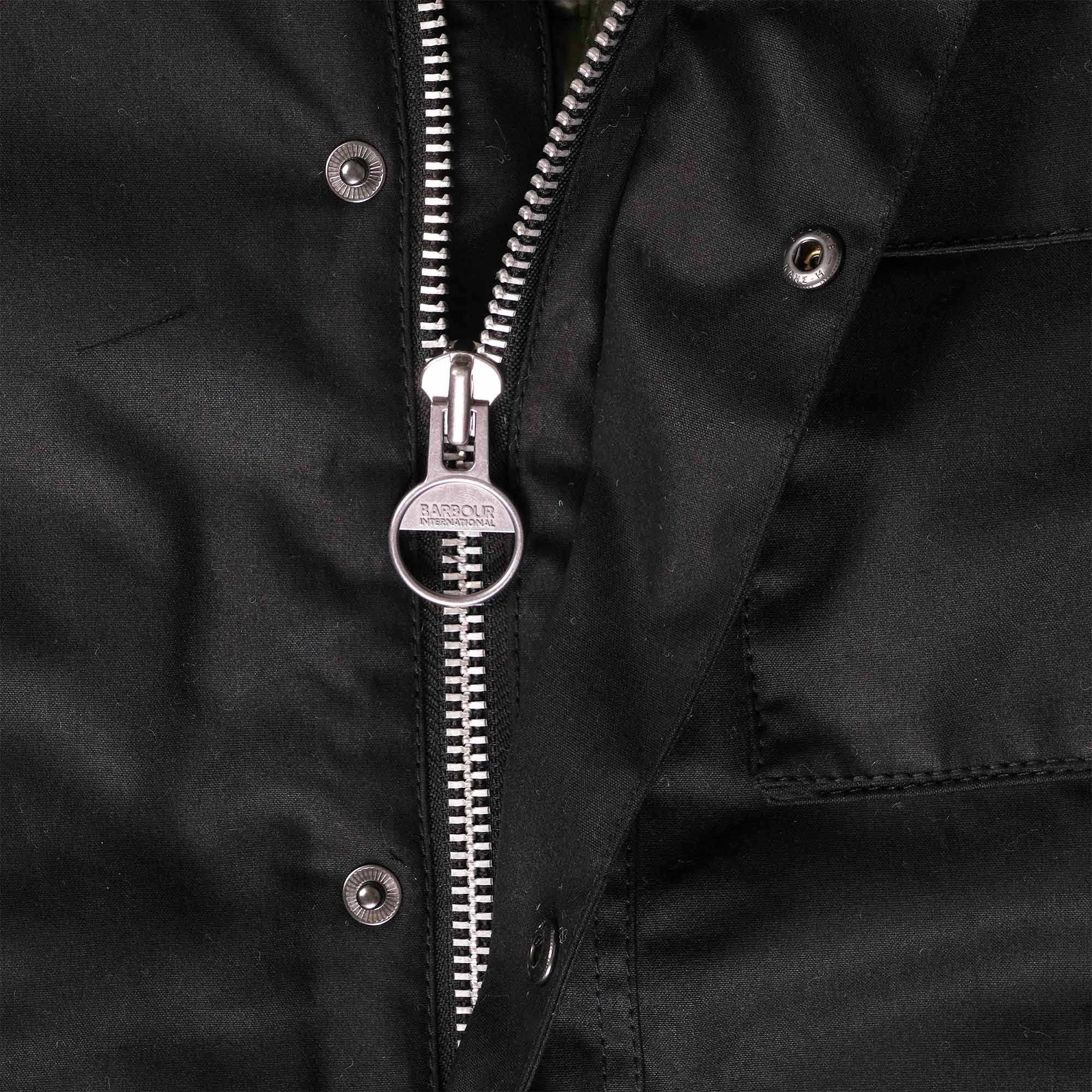 Workers Wax Jacket - Black