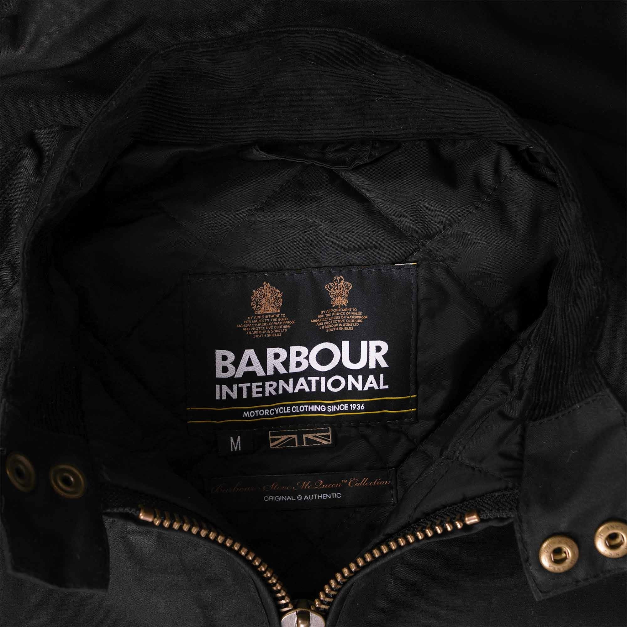 Barbour Steve McQueen™ Merchant Wax Jacket - Black