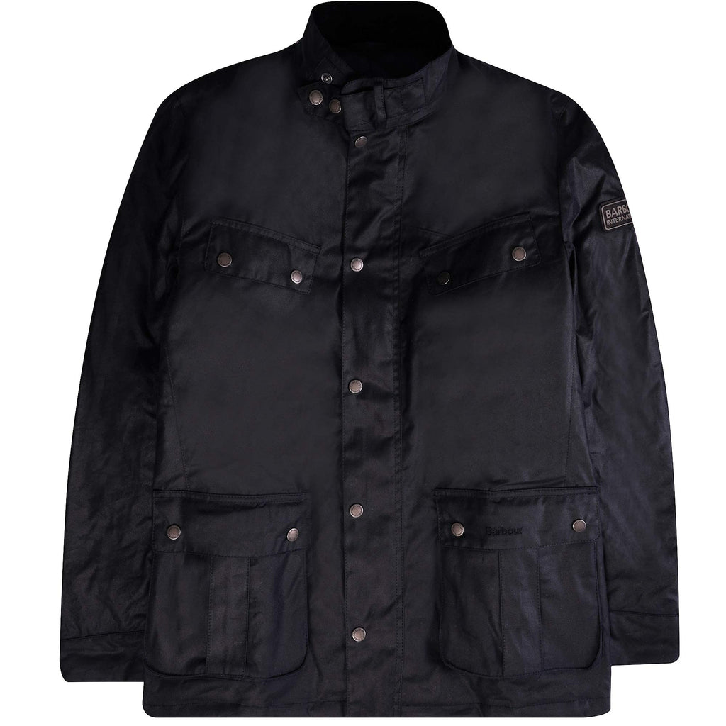 Barbour International Tourer Duke Wax Jacket - Navy
