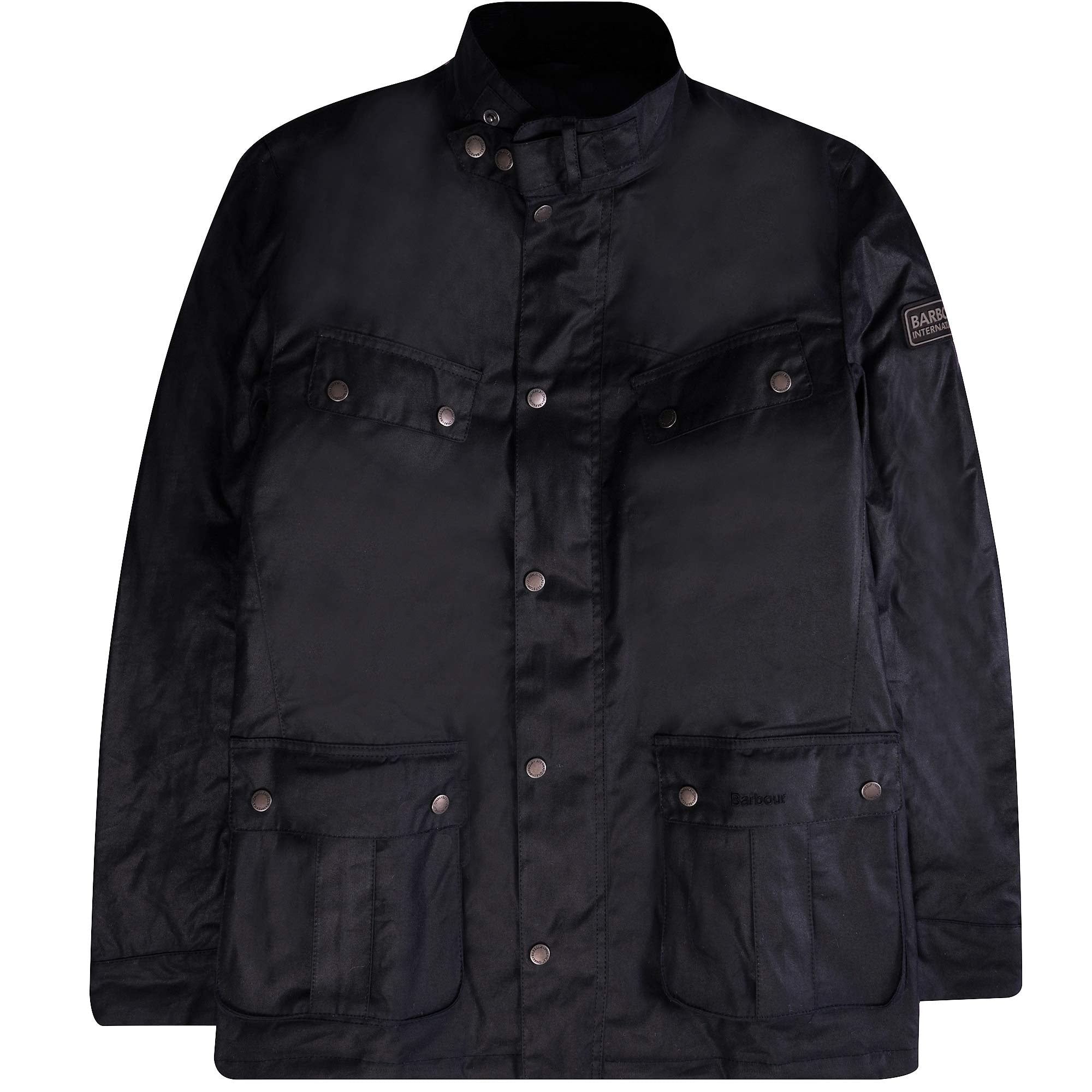 Barbour International Tourer Duke Wax Jacket - Navy