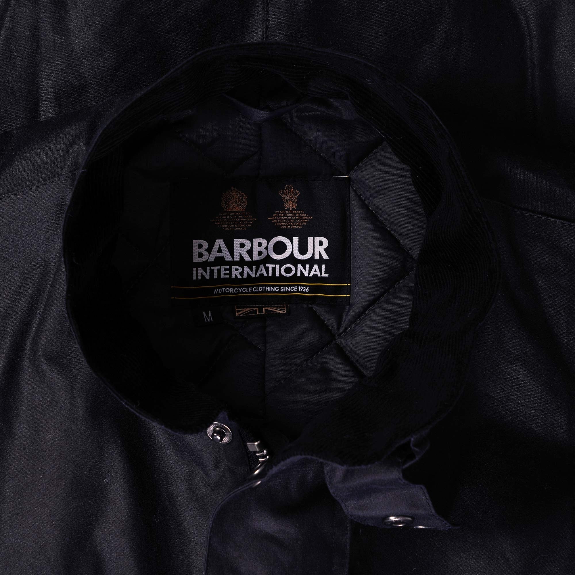 Barbour International Tourer Duke Wax Jacket - Navy
