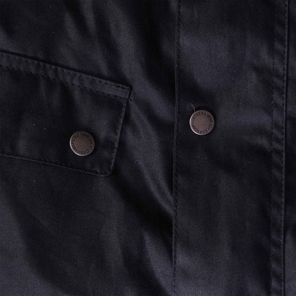 Barbour International Tourer Duke Wax Jacket - Navy