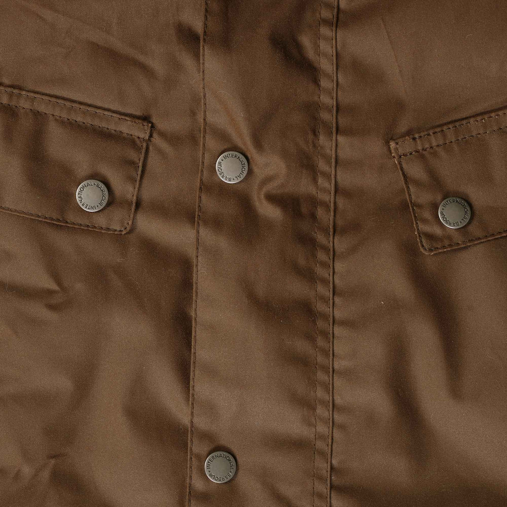 Barbour International Duke Wax Jacket - Bark