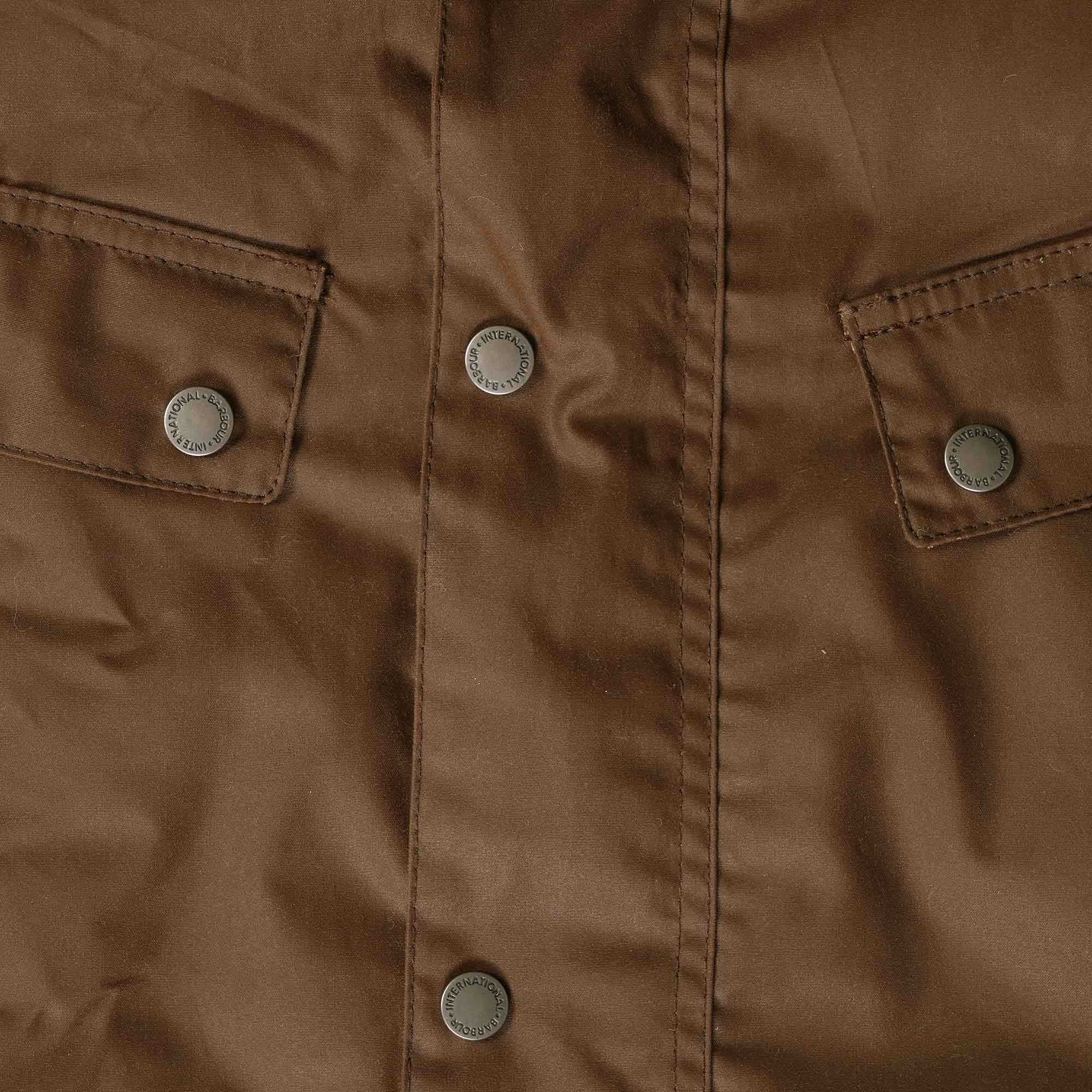 Barbour International Duke Wax Jacket - Bark