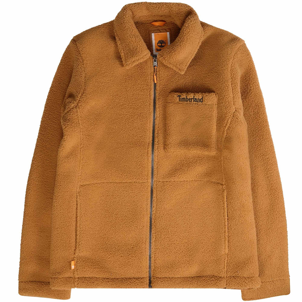 Timberland Fleece Overshirt - Light Brown