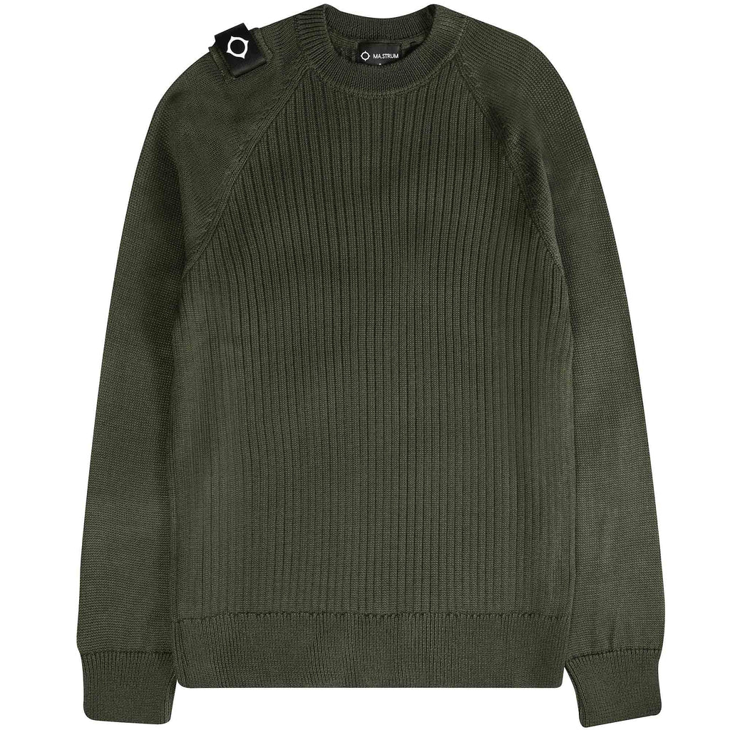Ma Strum Crew Neck Knit - Oil Slick