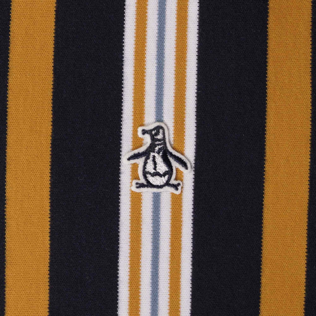 Original Penguin Striped Polo Shirt - Harvest Gold