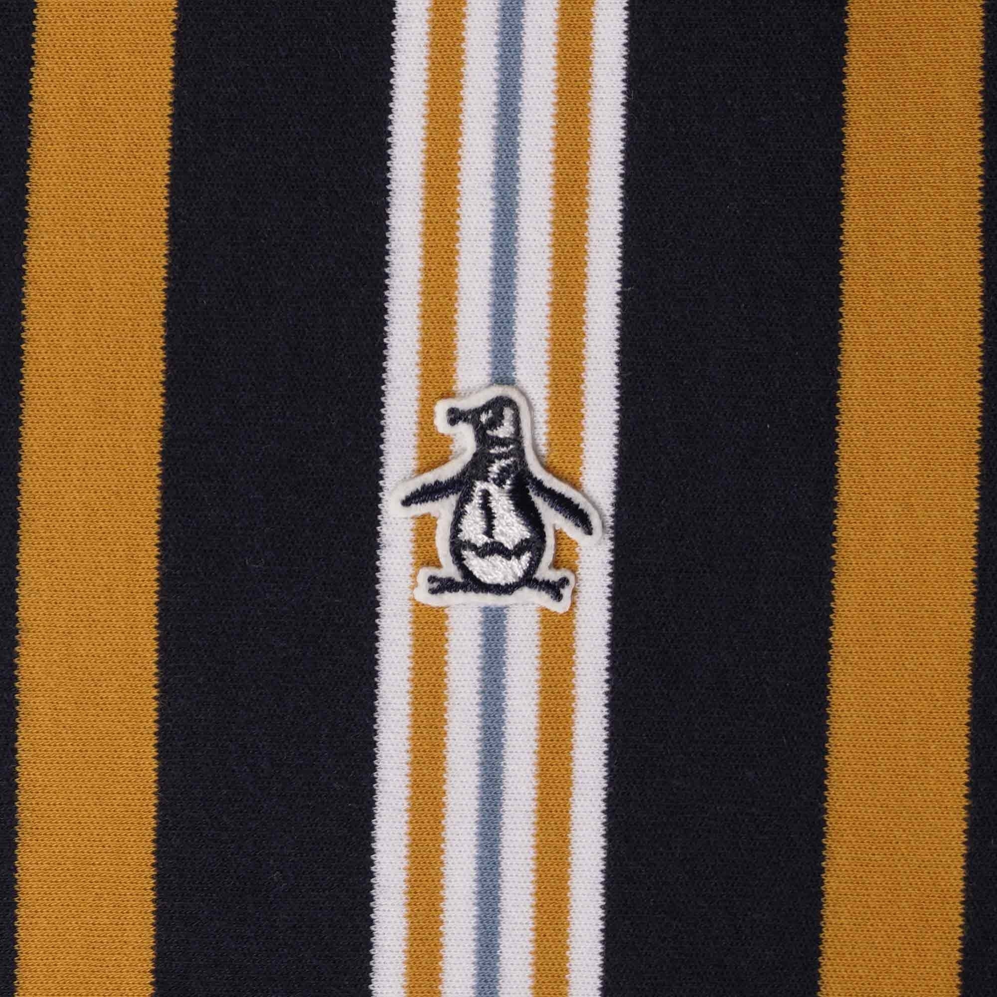 Original Penguin Striped Polo Shirt - Harvest Gold