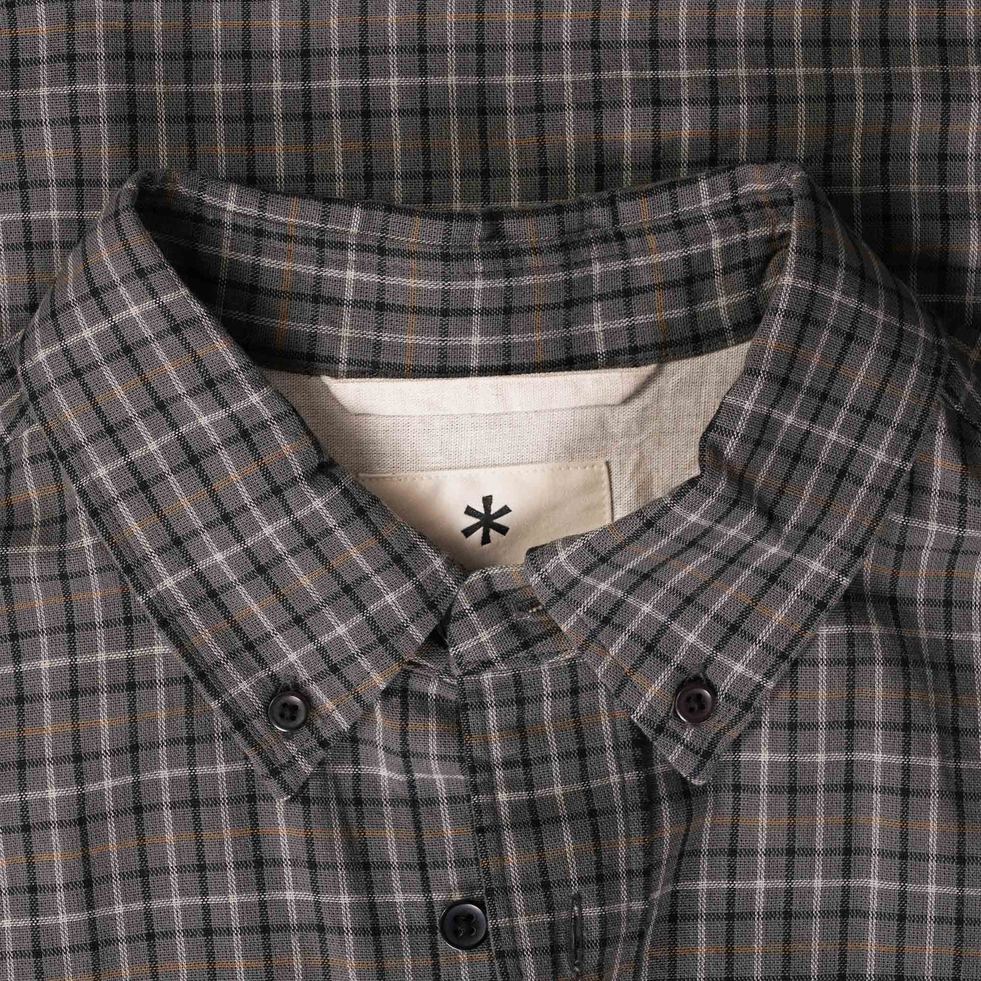 Snow Peak Checked BD Shirt - Grey