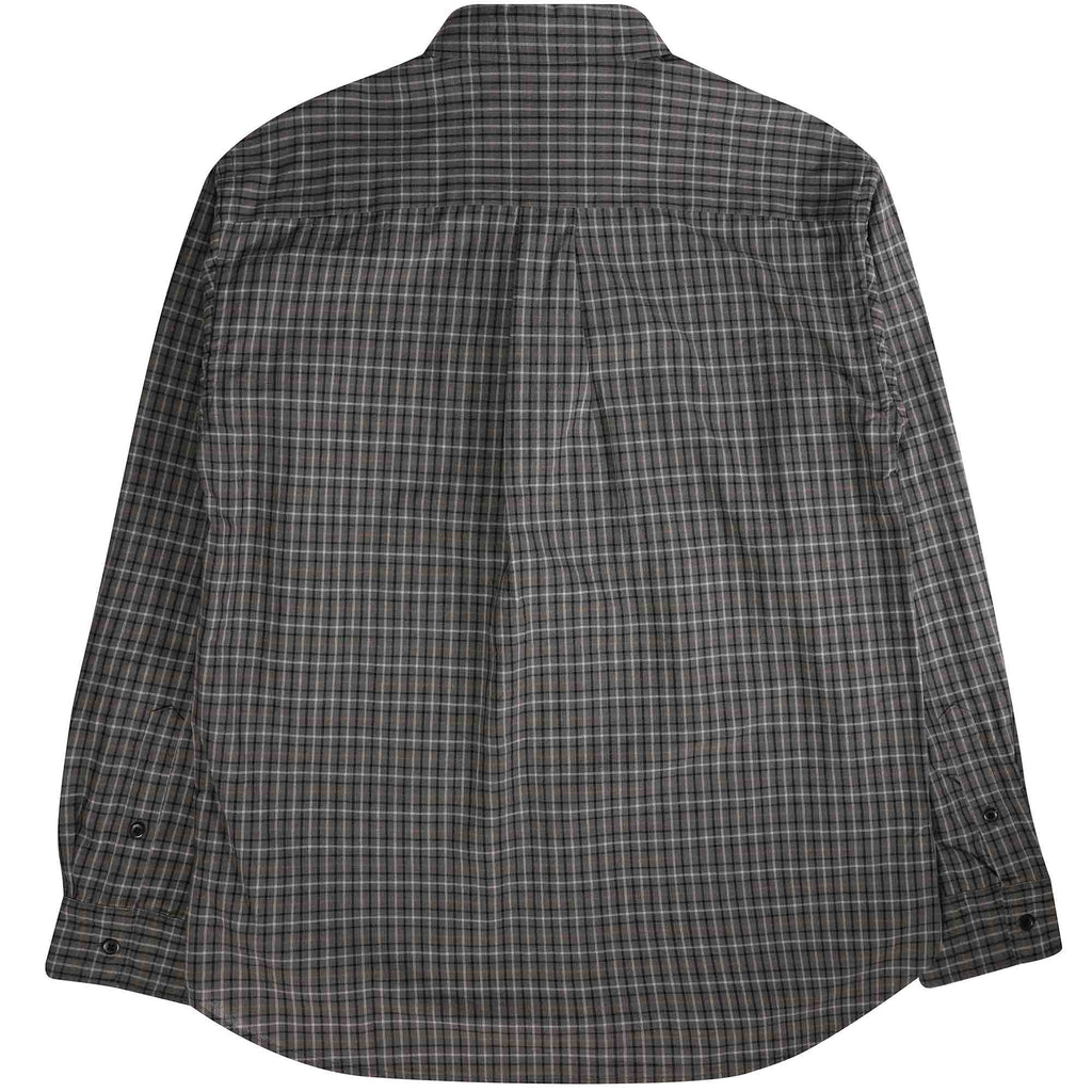 Snow Peak Checked BD Shirt - Grey
