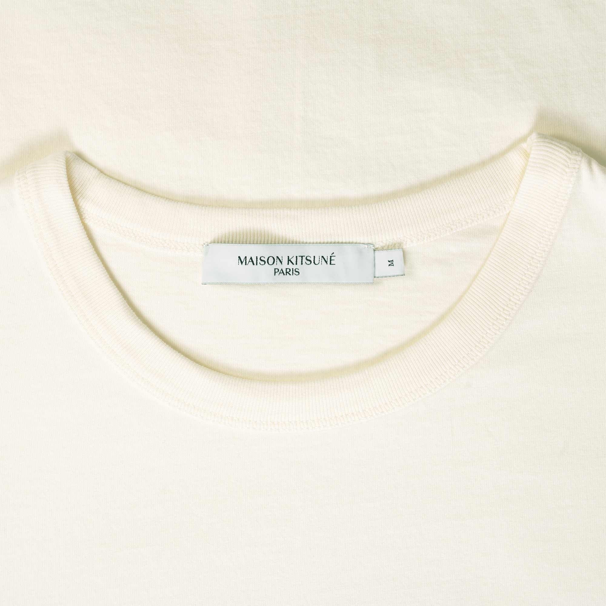 Maison Kitsune Double Fox Head Patch Classic T-Shirt - Latte